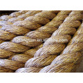 hot sale natural sial rope untreated golden sisal rope supplier sial rope 6mm